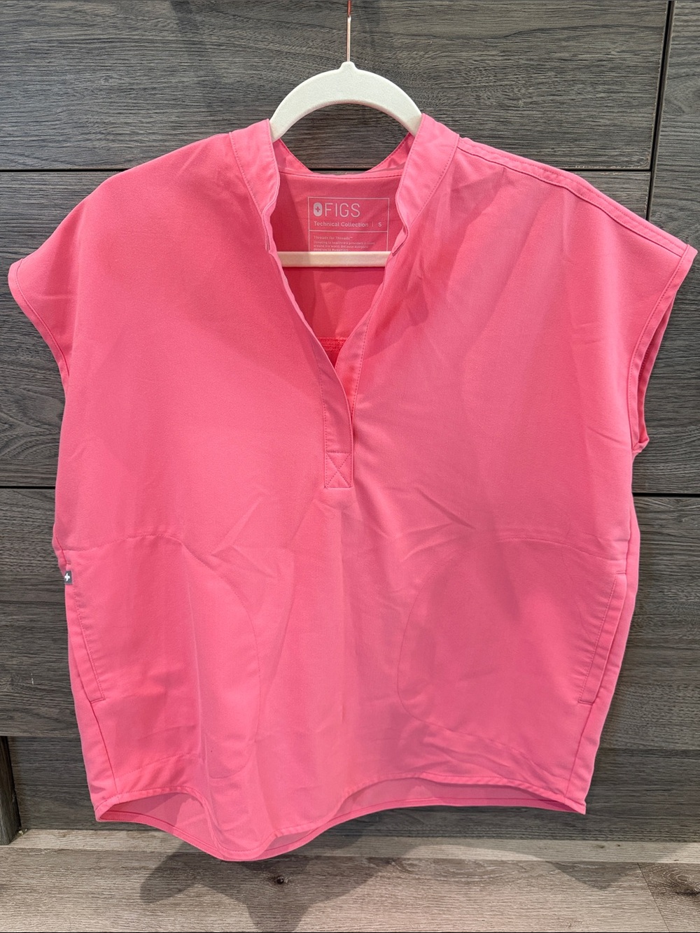 Figs Women's Rafaela Pink Scrub Top